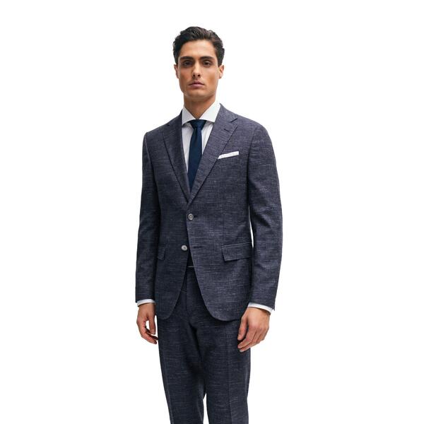 ボス メンズ アウター ジャケット・ブルゾン Boss Men's Hutson Formal Jacket Dark Blue ブルー