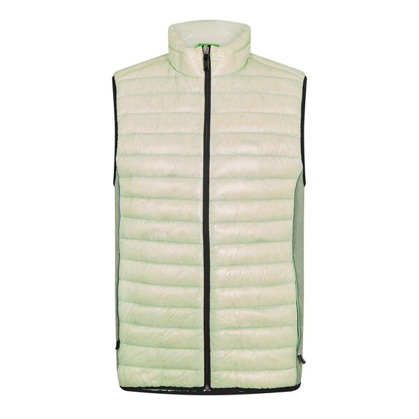 ボス メンズ アウター ベスト ジレ Boss Men's V Techno Gilet Open Green グリーン