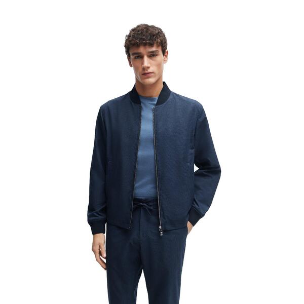 ボス メンズ アウター ジャケット・ブルゾン Boss Men Formal Jacket Dark Blue ブルー