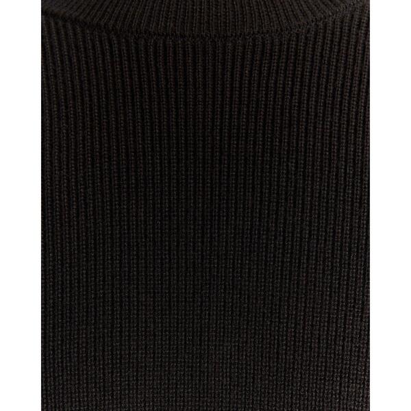 ライルアンドスコット メンズ アウター 編み物・スウェーター 労働者の一団のど首 Lyle and Scott Men\u0027s Rib Crew Neck Jumper Black Ice 黒いこと メンズファッション-ニット・セーター