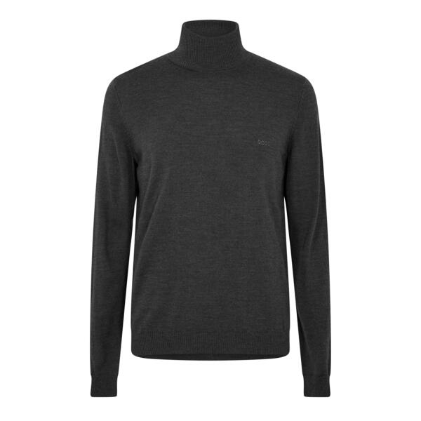 ボス メンズ アウター ニット・セータートルネック Boss Men Baldebert E Turtle Neck Jumper Medium Grey グレー