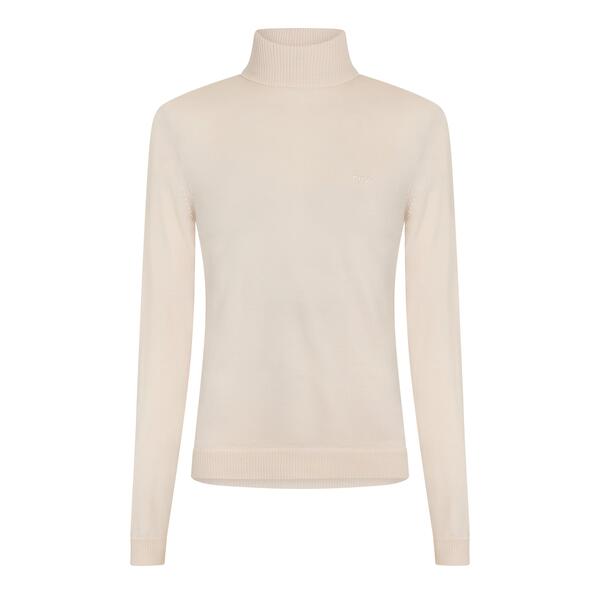 雇い主 メンズ アウター ニット・セータートルネック Boss Men\u0027s Baldebert E Turtle Neck Jumper Open White 白いこと
