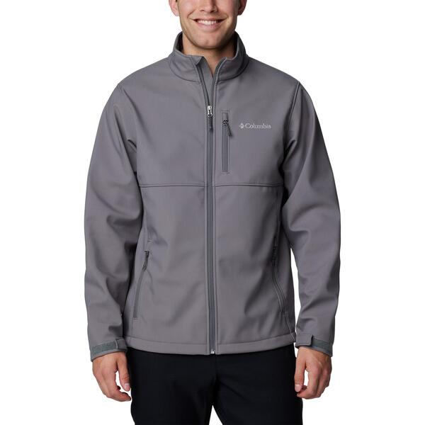コロンビア メンズ アウター 上衣・上衣 Columbia Men\u0027s Ascender Water and Wind Resistant Softshell Jacket Grey 薄墨色