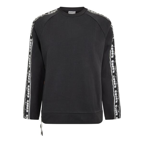 ディアドラ メンズ アウター パーカー・スウェット シャツ Diadora Men's CrwSweatrofeo Crew Sweatshirt Black ブラック