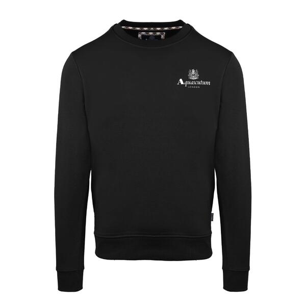 アクアスキュータム メンズ アウター パーカー・スウェット シャツ Aquascutumen's Round Neck Crew Sweatshirt Black ブラック