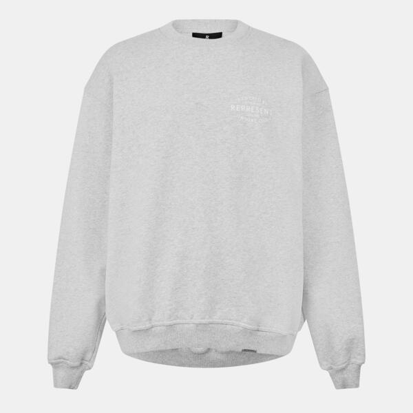 リプレゼント メンズ アウター パーカー・スウェット ティーシャツ Represent Men\u0027s Contemporary Crew Sweatshirt Ash Grey 薄墨色 メンズファッション-パーカー-トップス