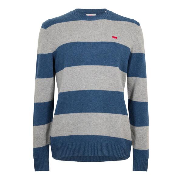 リーヴァイズジーンズ メンズ アウター パーカー・スウェット プルオーバー Levis Men\u0027s Crew Sweatshirt Sargasso Sea パーカー-メンズファッション