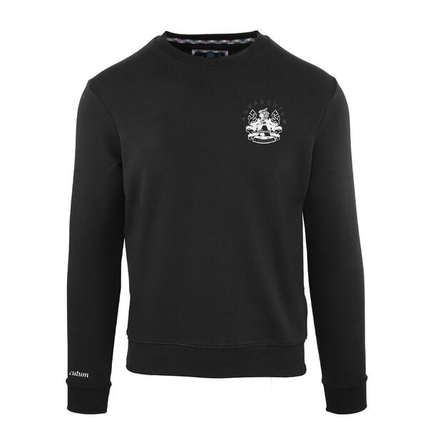 アクアスキュータム メンズ アウター パーカー・スウェット シャツ Aquascutumen's Roundnk Sweat Crew Sweatshirt Black ブラック