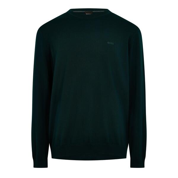 元締め メンズ アウター パーカー・スウェット プルオーバー Boss Men\u0027s Bagritte-E Crew Sweatshirt Open Green 緑であること