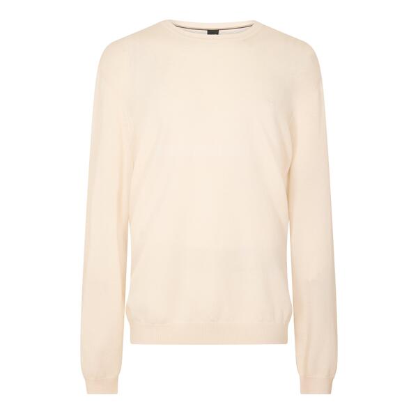 元締め メンズ アウター パーカー・スウェット プルオーバー Boss Men\u0027s Bagritte-E Crew Sweatshirt Open White 白いこと