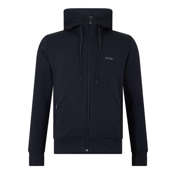 ボス メンズ アウター パーカー・スウェット Boss Men'saggy Zip Hoodie Black ブラック