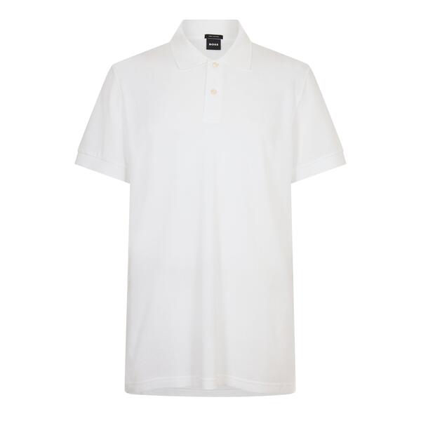 ボス メンズ トップス ポロシャツ Boss Men's Firenze Short Sleeve Polo Shirt White ホワイト|ReVida 店