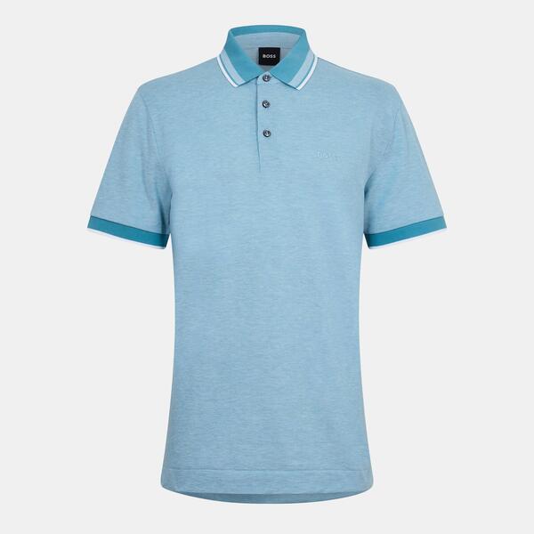 ボス メンズ トップス ポロシャツ Boss Men's H Prout Short Sleeve Polo Shirt Light/Pstl Blue ブルー