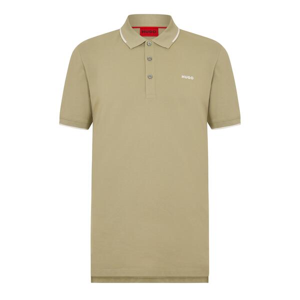 フューゴ メンズ トップス ポロシャツ Hugo Dinoso Polo Shirt Open Green グリーン|ReVida 店