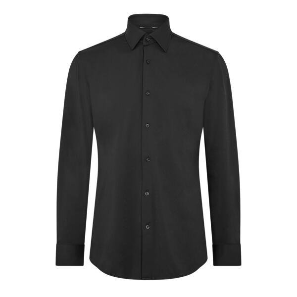 ボス メンズ トップス シャツ オックスフォード Boss Men's P Hankent Long Sleeve Oxford Shirt Black ブラック