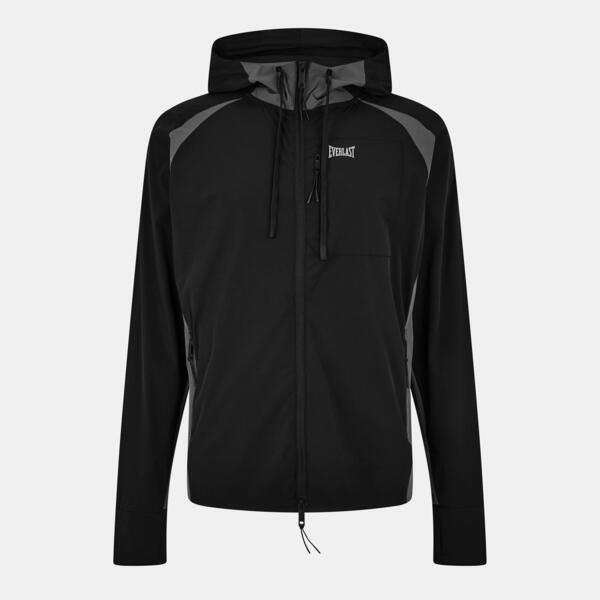 エバーラスト メンズ トップス プルオーバー 上衣 Everlast Windbreaker Sport Jacket Mens Black 黒いこと