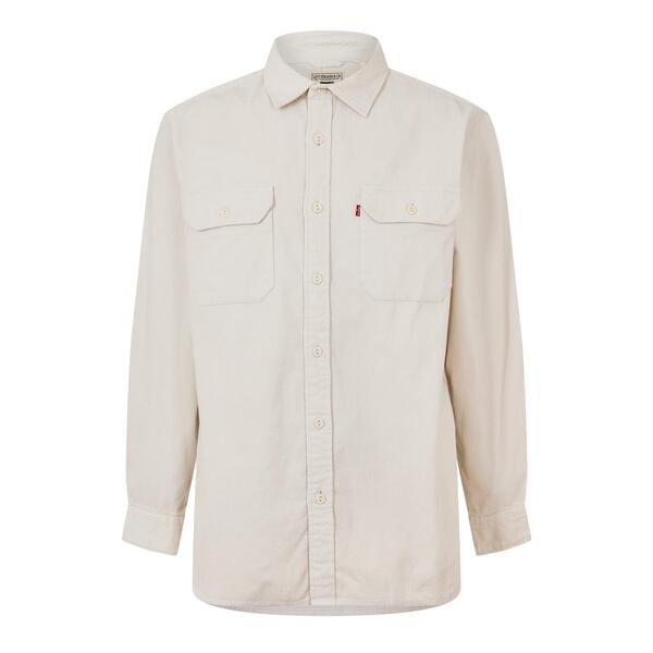 リーバイス メンズ トップス シャツ Levis Men's Jackson Worker White Onyx Overshirt White Onyx ホワイト