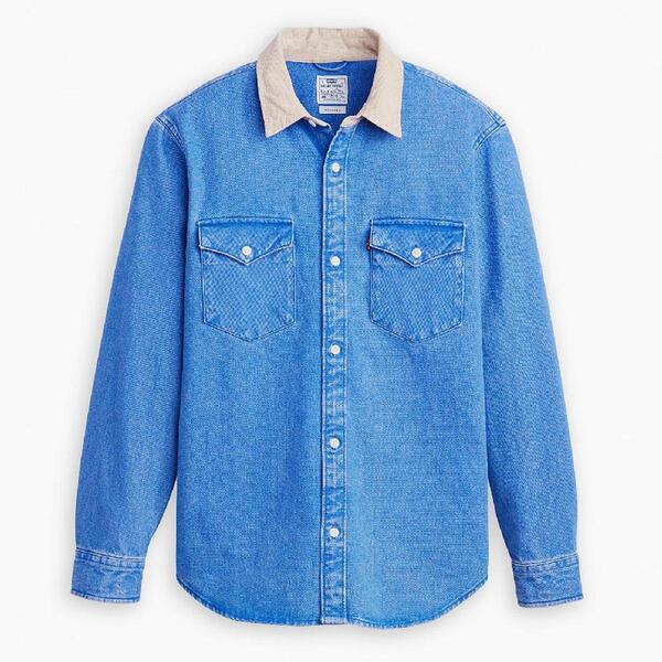 リーバイス メンズ トップス シャツ Levis Men's Relaxed Western Overshirt Wade Vintage