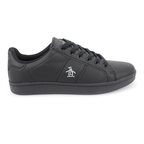 事あたらしいペンギン メンズ シューズ スニーカー Original Penguin Steadman Mens Black W/ Black 黒いこと メンズ靴-靴