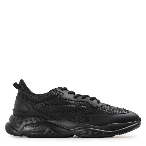 ボス メンズ シューズ スニーカー Boss Men's Leon Runners Low-Top Trainers Black ブラック