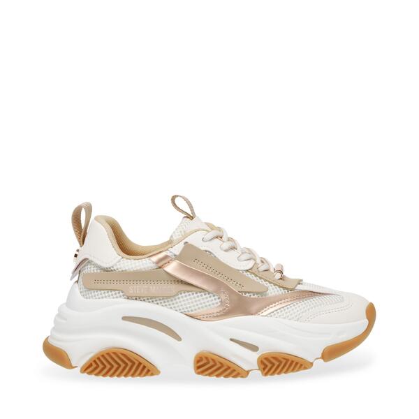 スティーブ マデン レディース シューズ スニーカー Steve Madden Women's Possession Chunky Trainers Coconut Milk