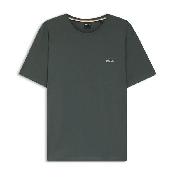ボス メンズ トップス Tシャツ Boss Mix&Match Regular-Fit Lounge T-Shirt Green グリーン