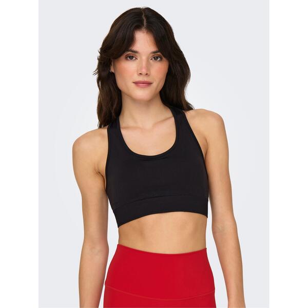 オンリープレイ レディース トップス シャツ Only Play Women'seamless Low Impact Sports Bra Black ブラック