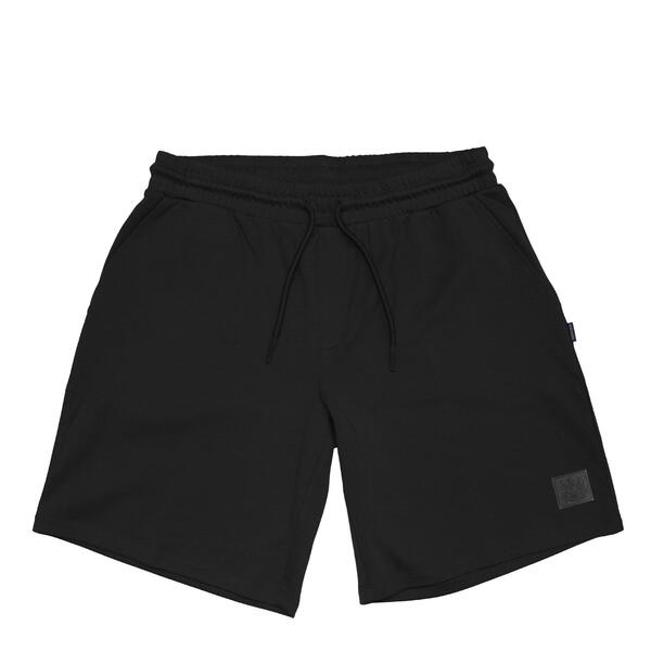 アクアスキュータム メンズ ボトムス カジュアルパンツ ショートパンツ フリース Aquascutumen's Fleece Jogger Shorts Black ブラック｜ReVida 店