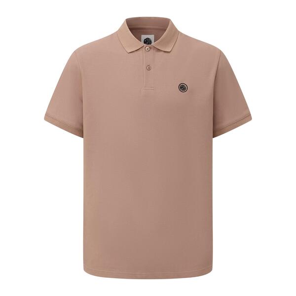 プレティグリーン メンズ トップス ポロシャツ Pretty Green Plain Polo Mens Dark Beige ベージュ