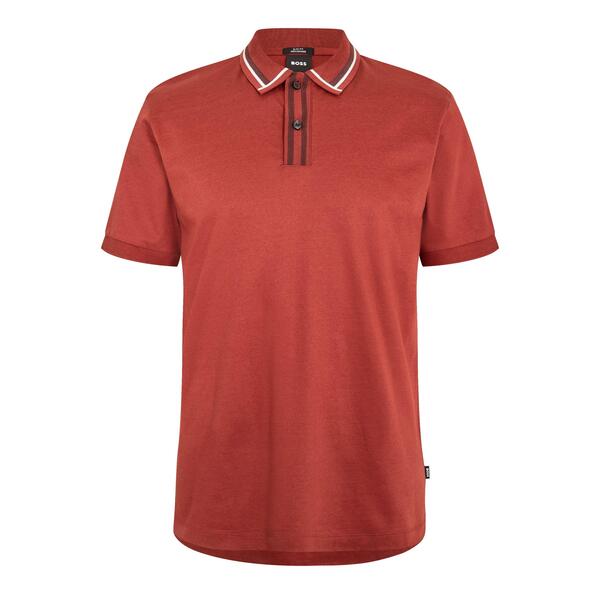 ボス メンズ トップス Tシャツ Boss Men's Phillipson Short Sleeve T-Shirt Open Brown ブラウン