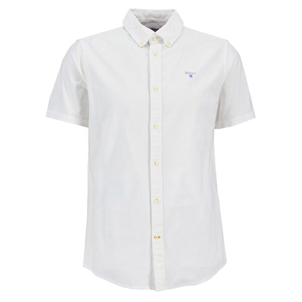 バブアー メンズ トップス シャツ Barbour Mens Oxtown Shirt White WH11 ホワイト