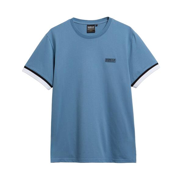 バブアー メンズ トップス Tシャツ Barbour International Mens Evan T-Shirt Blue ブルー