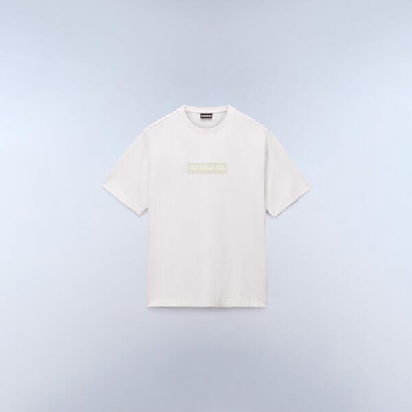 ナパピリ メンズ トップス Tシャツ ロゴ Napapijri Nap Box Logo Short Sleeve T-shirt Mens White ホワイト