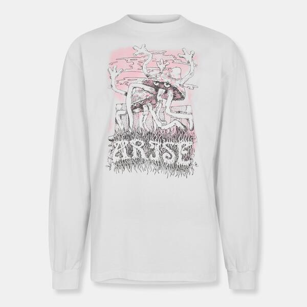 アリーズ メンズ トップス Tシャツ Aries Men'shroom T Long Sleeve T-Shirt Off White オフホワイト 26,838円