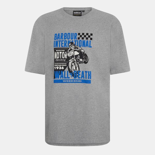 バブアー メンズ トップス プルオーバー Barbour Men\u0027s B.Intl Weekender T-Shirt Anthracite Marl マール