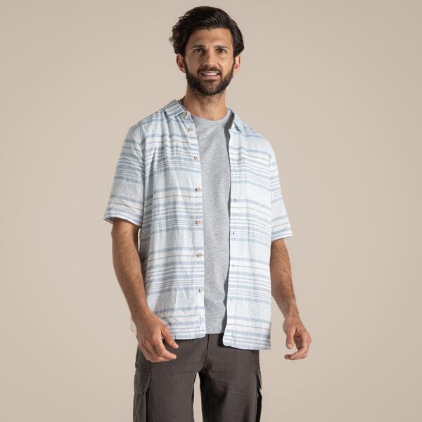 クラッグホッパーズ メンズ トップス ティーシャツ Craghoppers Men\u0027s Crtwrght Short Sleeve T-Shirt NiagrBluStr メンズファッション-トップス