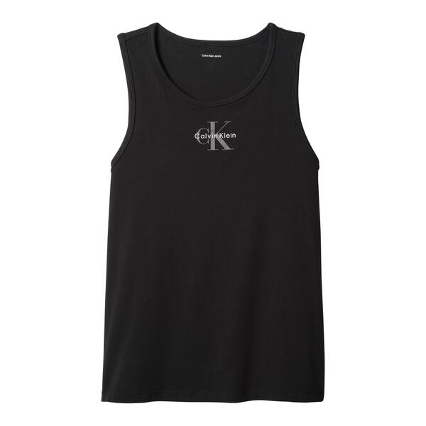 カルバンクライン メンズ トップス Tシャツ ロゴ Calvin Klein Jeans CKJ Monologo Tank Sn63 Black ブラック｜ReVida 店