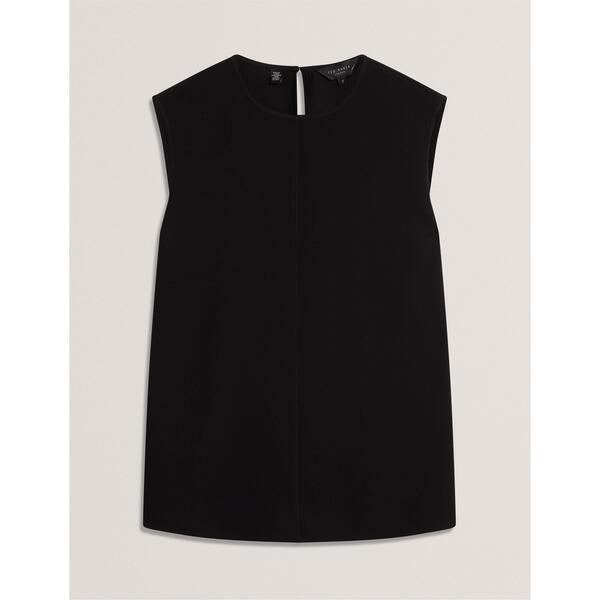 テッドベーカー レディース トップス シャツ ノースリーブ Ted Baker Women's Woven Sleevelesshirt Black ブラック