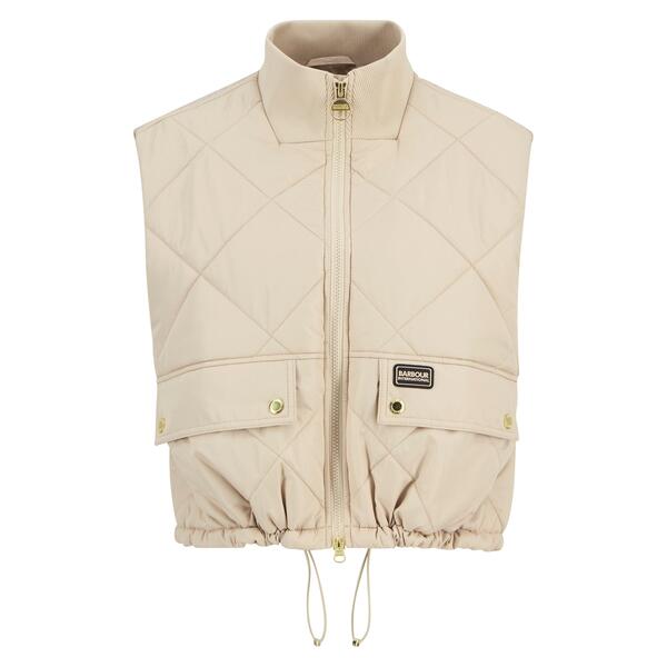バブアー レディース アウター 限りない ジレ Barbour International Womens Nia Gilet Cement