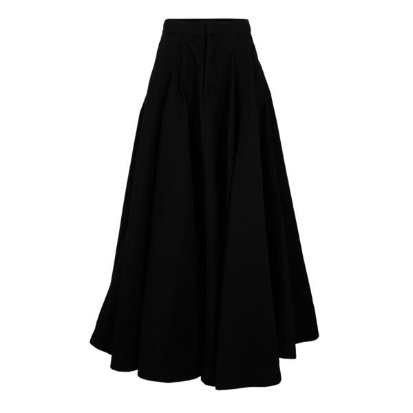 バレンシアガ レディース 下つ方スコート マキシ Balenciaga Women\u0027s Bal Godet Maxi Skirt Black 黒いこと