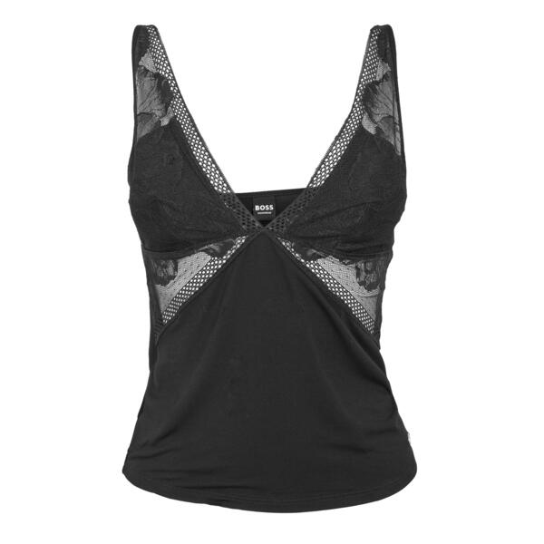 ボス レディース アンダーウェア ナイトウェア Boss Peony Top 10269524 01 Pyjama Set Womens Black ブラック 10,570円
