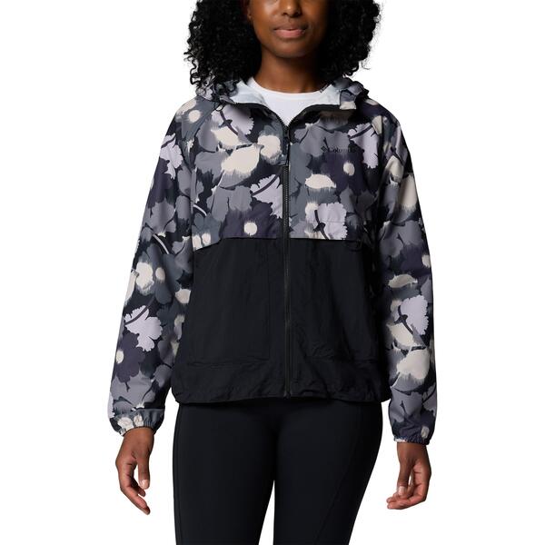 コロンビア レディース アウター ジャケット・ブルゾン Columbia Spire WB Ld62 Black Print ブラック｜ReVida 店