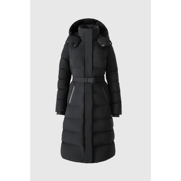 マッカージュ レディース アウター ジャケット・ブルゾン Mackage Women's Coralia City Long Puffer Jacket Black ブラック