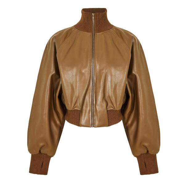 ノーマカマリ レディース アウター 上衣・上衣 Norma Kamali Women\u0027s Bomber Jacket Bark