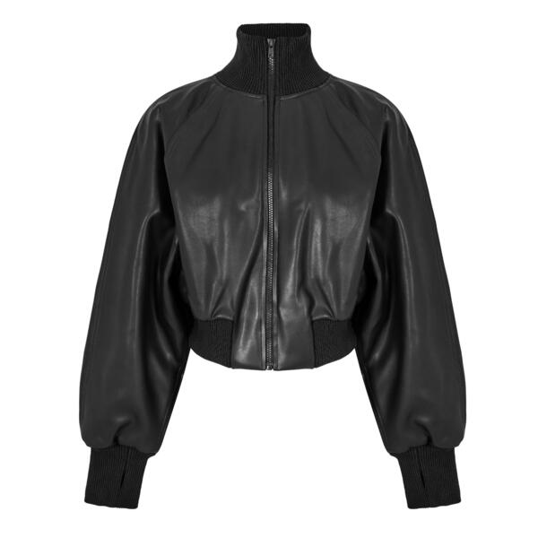 ノーマカマリ レディース アウター 上衣・上衣 Norma Kamali Women\u0027s Bomber Jacket Black 黒いこと