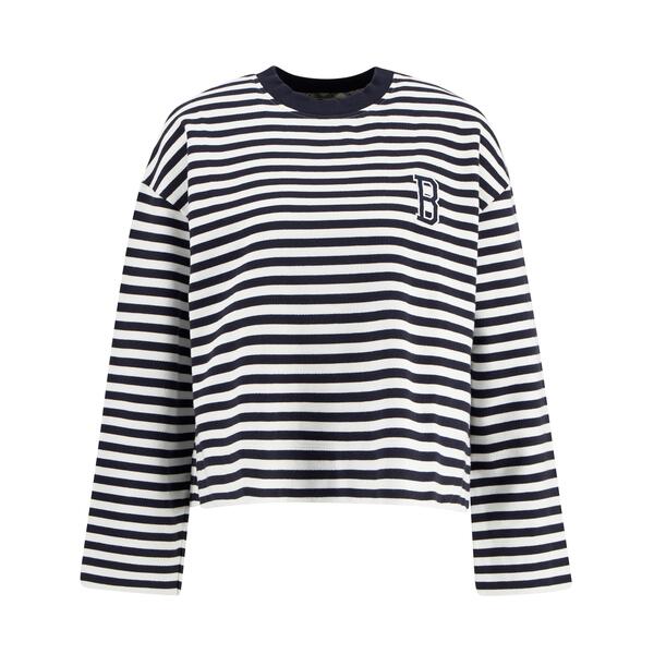 バブアー レディース アウター パーカー・スウェット シャツ Barbour Womens Gabby Sweatshirt Dark Navy ネイビー｜ReVida 店