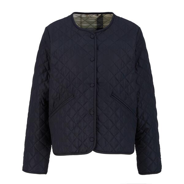バブアー レディース アウター ジャケット・ブルゾン Barbour Womens Cashel Jacket Navy/Tartan ネイビー