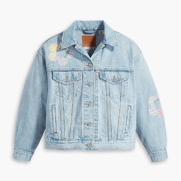 リーヴァイズジーンズ レディース アウター 上衣・上衣 ジーンズ Levis Women\u0027s Trucker Fresh 無水亜ヒ酸 A Daisy T Denim Jacket Frsh 無水亜ヒ酸 A Daisy ジーンズ