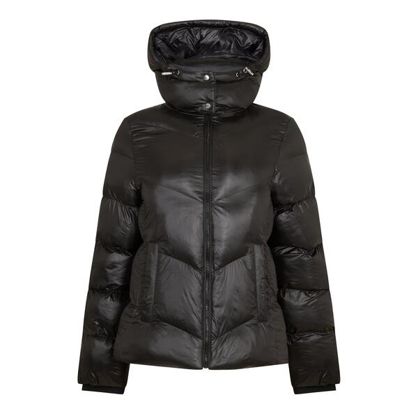 ボス レディース アウター ジャケット・ブルゾン Boss Women's Pepule4 Padded Puffer Jacket Black ブラック