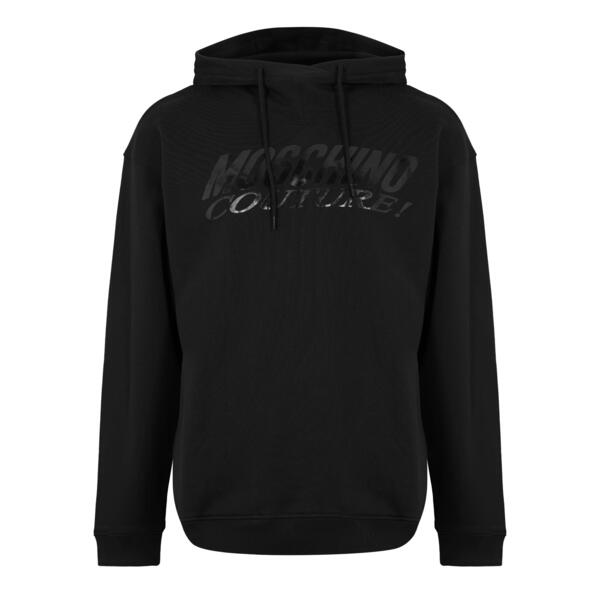 モスキーノ メンズ アウター パーカー・スウェット ニット Moschino Knit Hoodie Sn99 Black ブラック